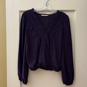Elegant Purple Women's Top